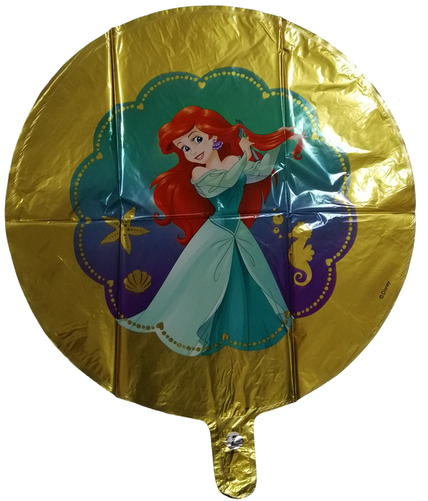 Foil Balloon Round Little Mermaid
