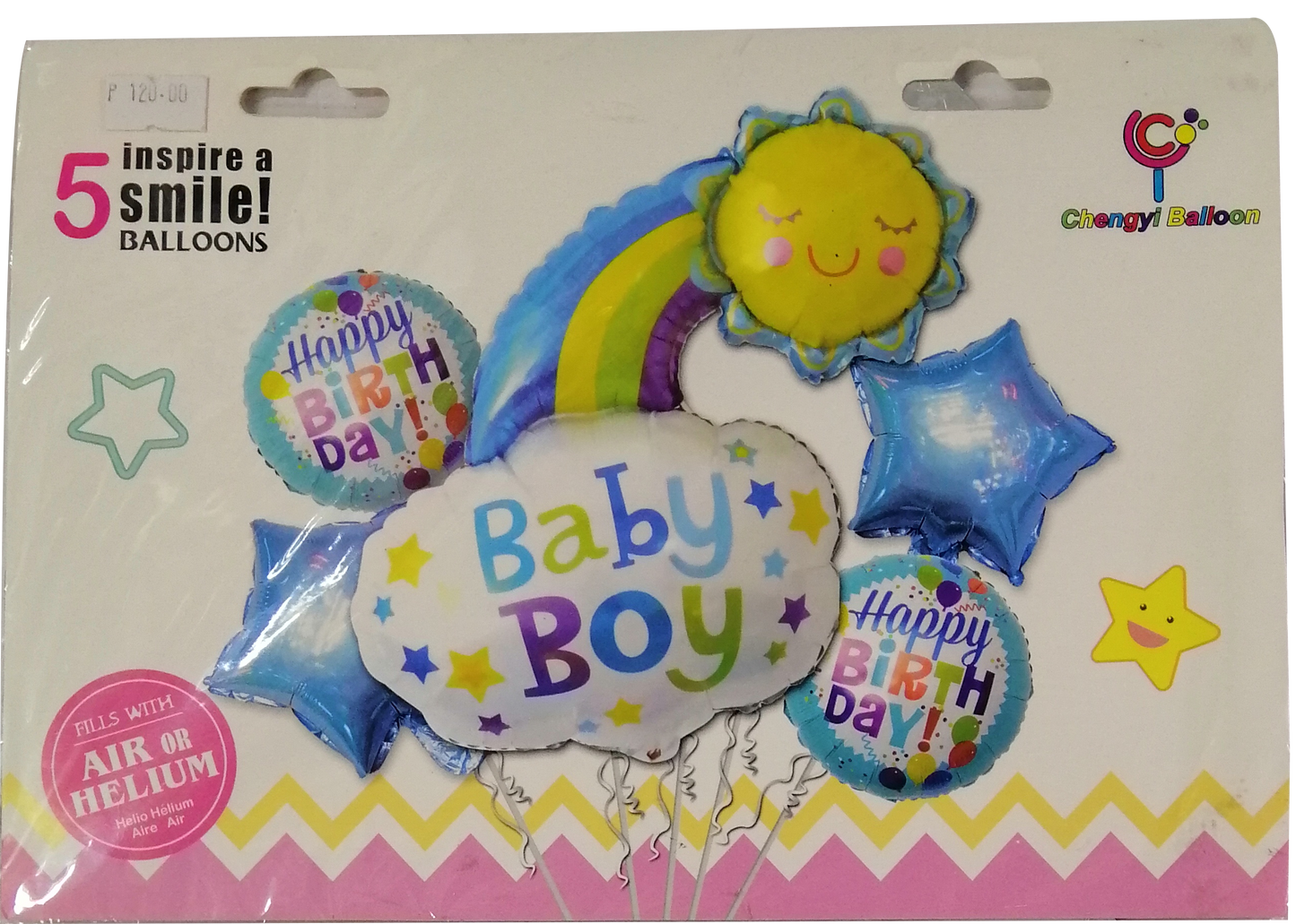 Foil Balloon Set (5in1) Baby Boy