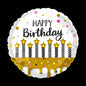 Foil Balloon Round Happy Birthday