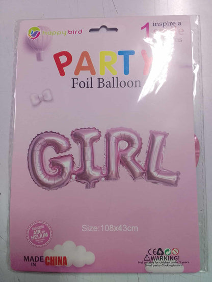 Foil Balloon Boy and Girl
