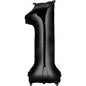 Foil Balloons Number (1FT) Black