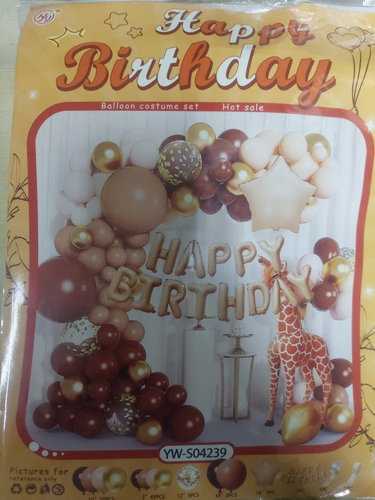 Big Set Hbd Balloon Decor