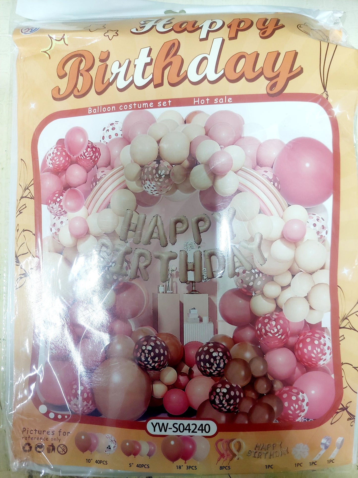 Big Set Hbd Balloon Decor