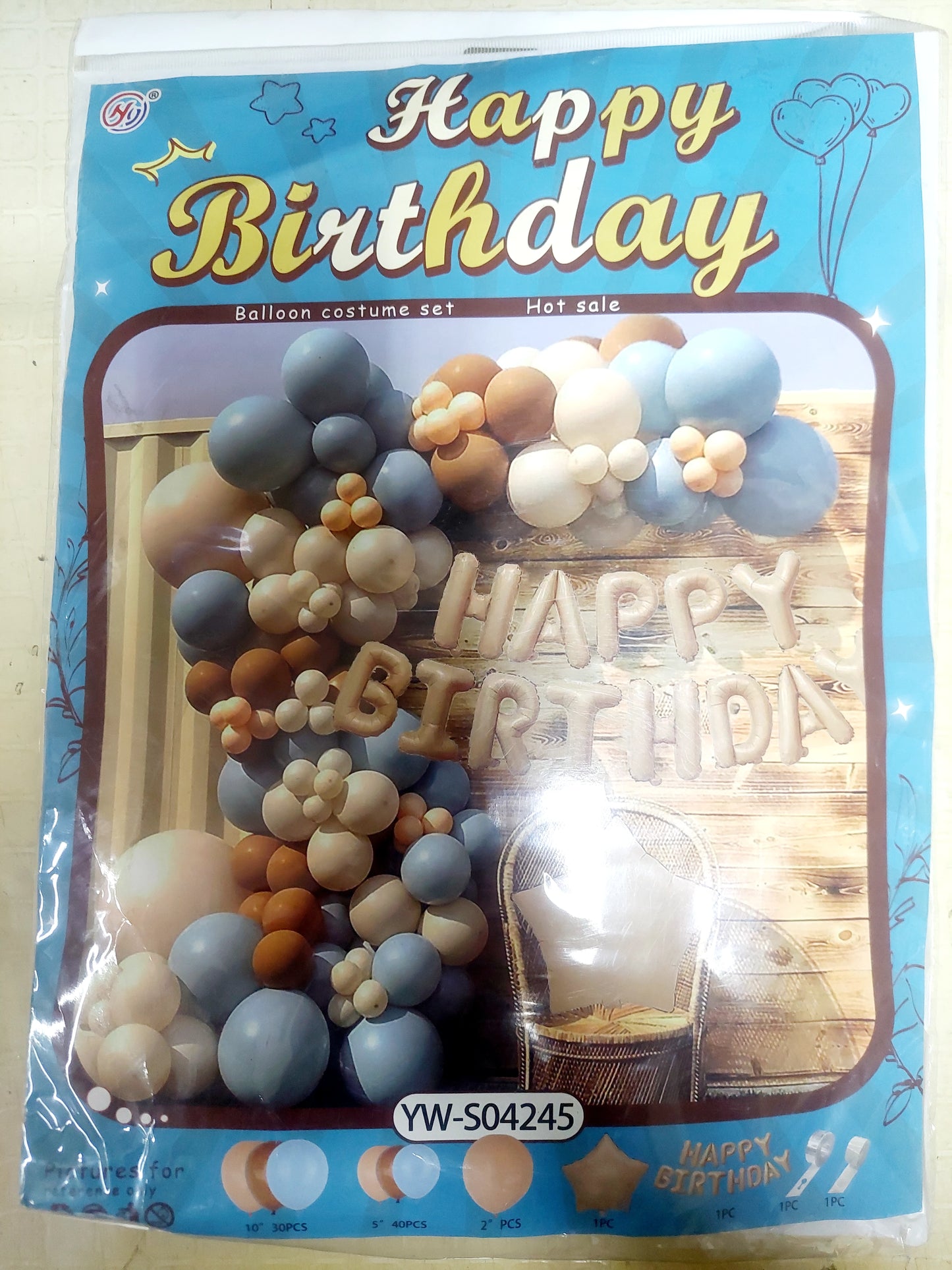 Big Set Hbd Balloon Decor