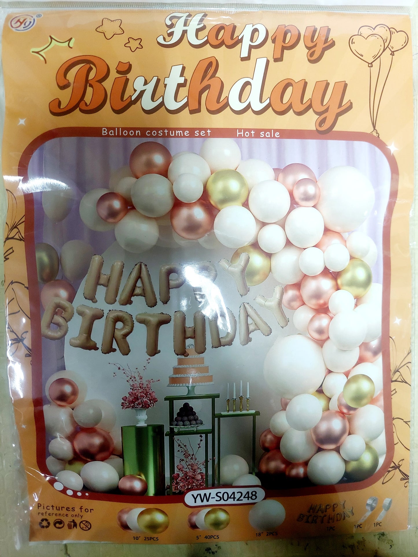 Big Set Hbd Balloon Decor