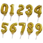 Foil Balloon Cake Topper Numbers