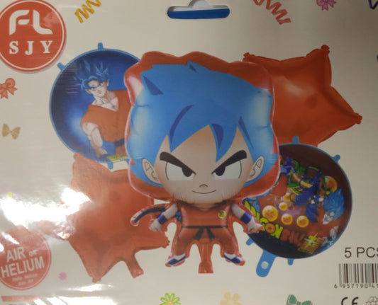 Foil Balloon Set (5in1) Dragon Ball