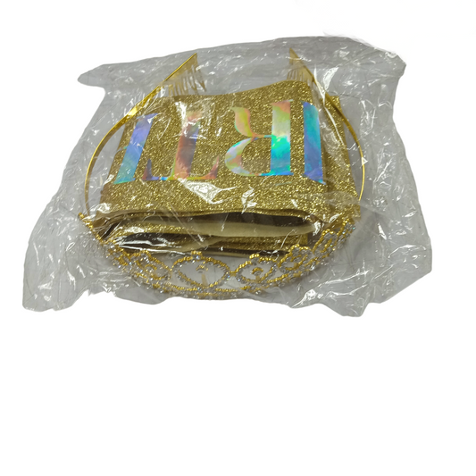 Sash and Crown Glittered