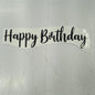 Sticker Happy Birthday Cursive