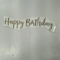 Sticker Happy Birthday Cursive