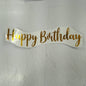 Sticker Happy Birthday Cursive