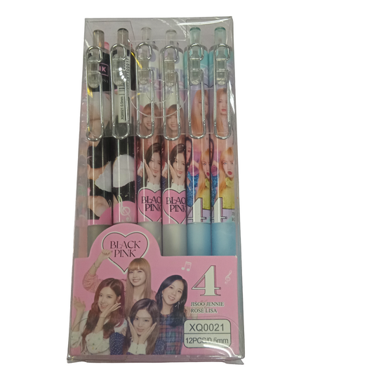 Pen Ballpen Black Pink