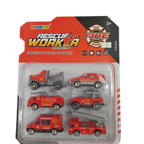 Toy Car Set 6in1