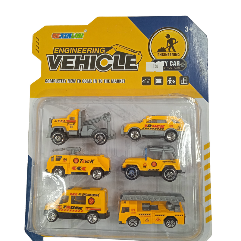 Toy Car Set 6in1