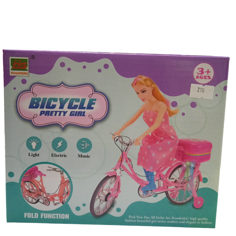 Doll Bicycle Pretty Girl