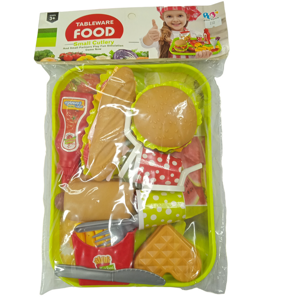 Play Set Tableware Food Small Cutlery