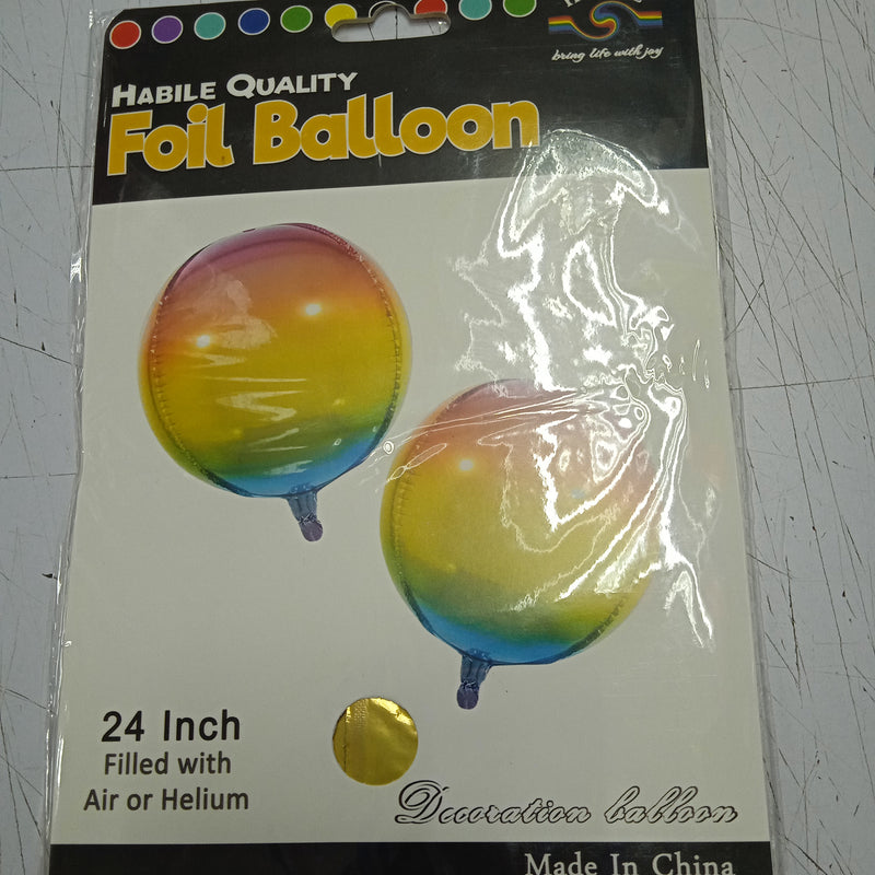 Foil Balloon Round 3D