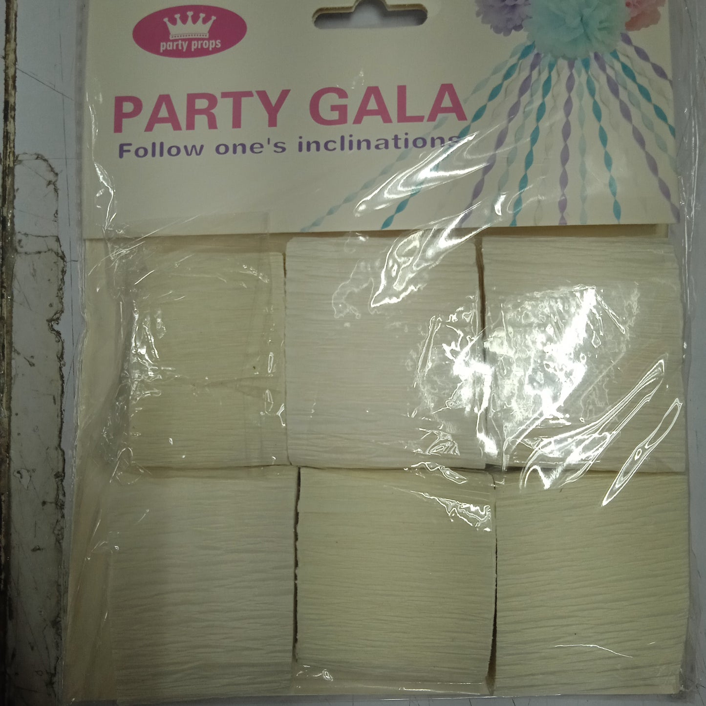 Paper crepe x 6