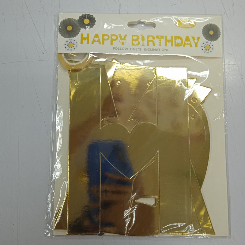 Happy birthday banner