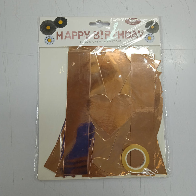 Happy birthday banner