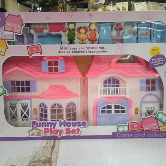 Doll house funny house play set