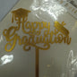 Cake Topper Happy Graduation