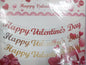 Happy Valentines Banner Cursive