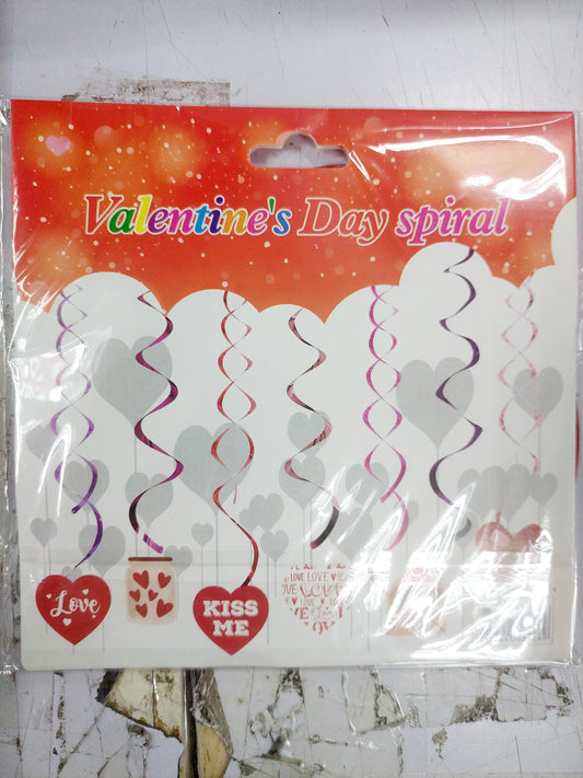 Decor Hanging Swirl Valentines