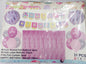 Foil Balloons Set with Banner and Curtain