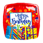 Foil Balloon Happy Birthday cursive
