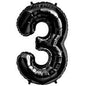Foil Balloons Number (1FT) Black