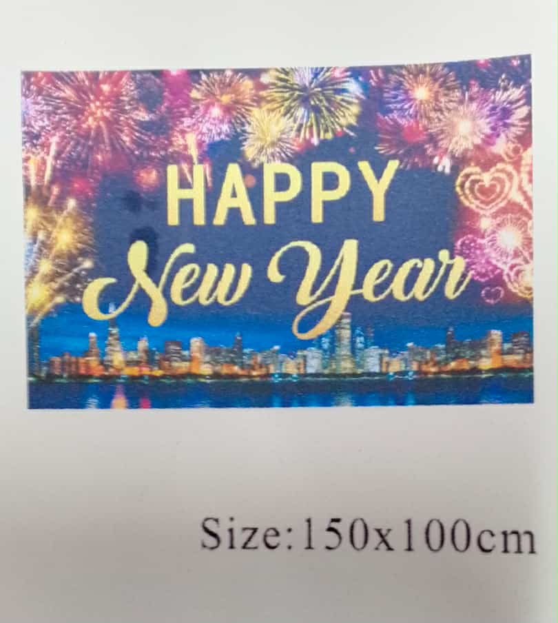 Cloth Banner Happy New Year
