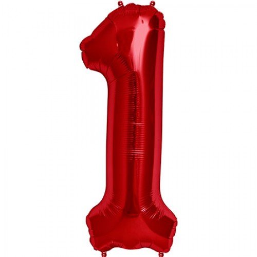 Foil Number Balloon (2FT) Red