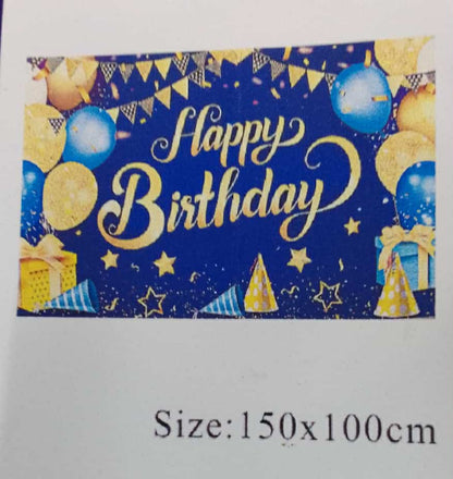 Cloth Banner  Happy Birthday BOY