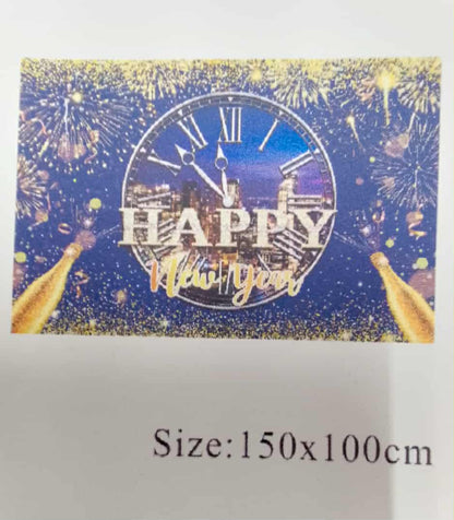 Cloth Banner Happy New Year