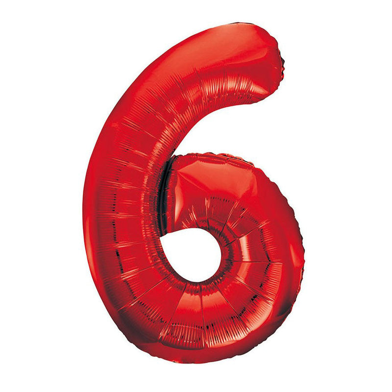 Foil Number Balloon (2FT) Red