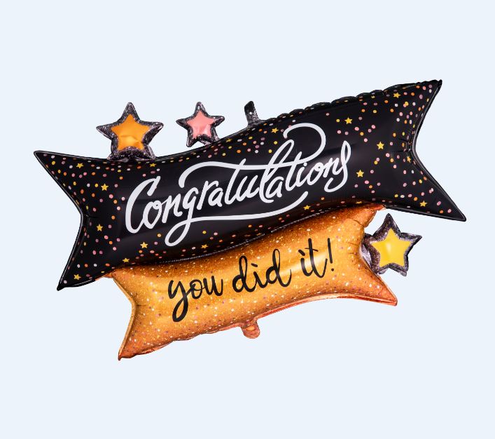 Foil Balloon Graduation