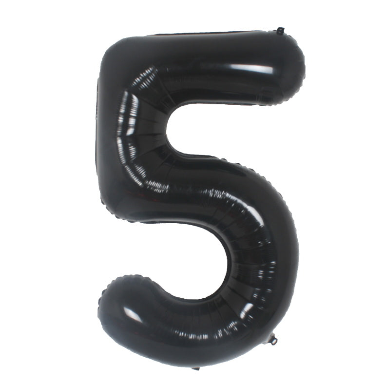 Foil Number Balloon (2FT) Black