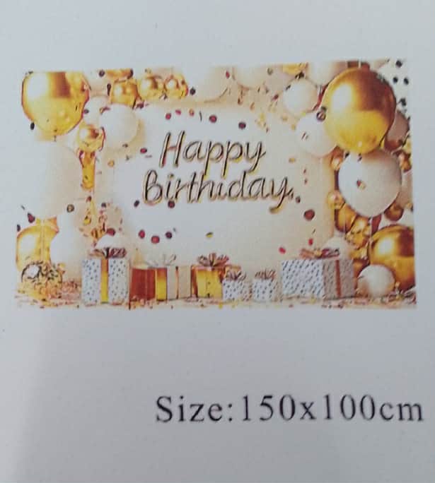 Cloth Banner Happy Birthday GIRL
