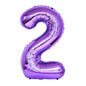 Foil Number Balloon (2FT) PURPLE