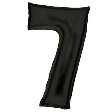 Foil Balloons Number (1FT) Black