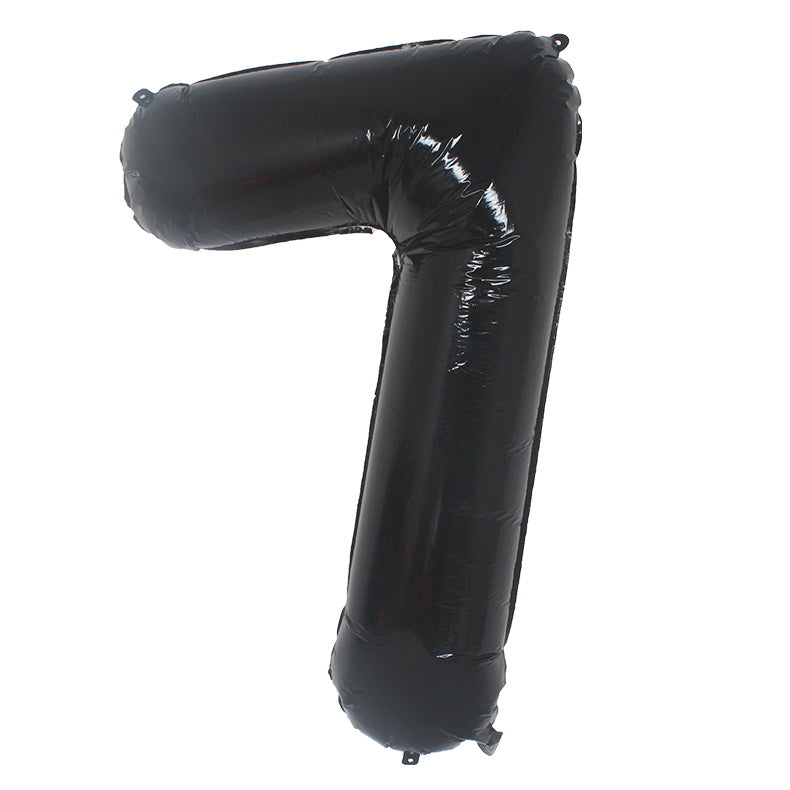 Foil Number Balloon (2FT) Black