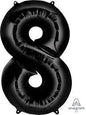 Foil Balloons Number (1FT) Black