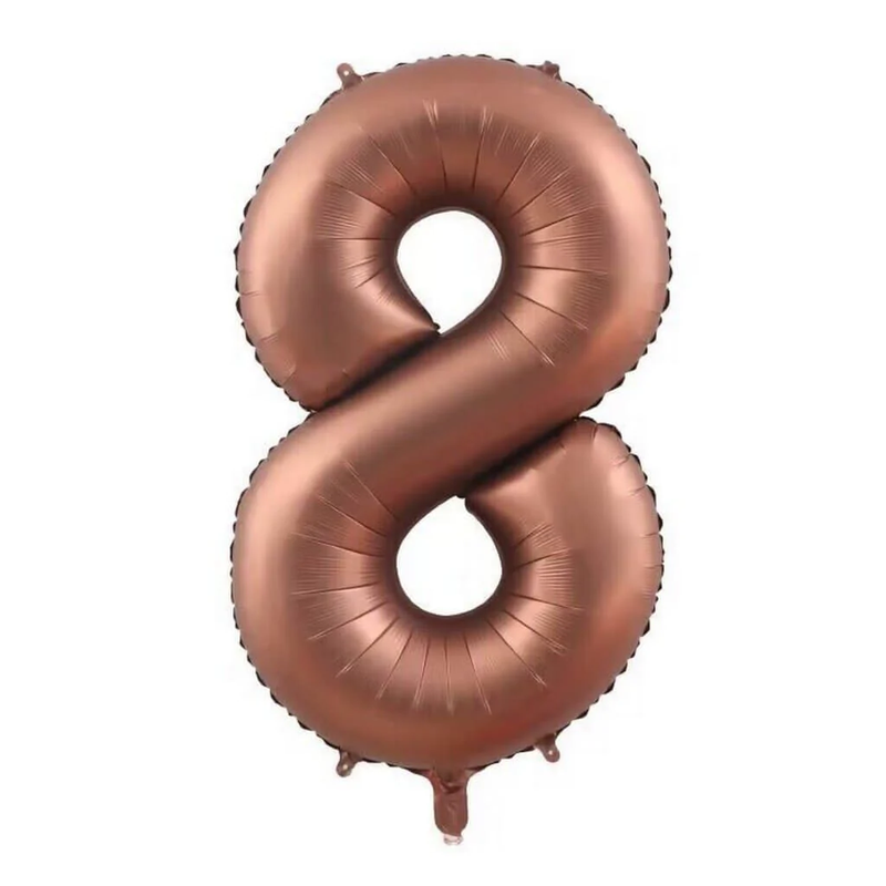 Foil Number Balloon (2FT) Chocolate