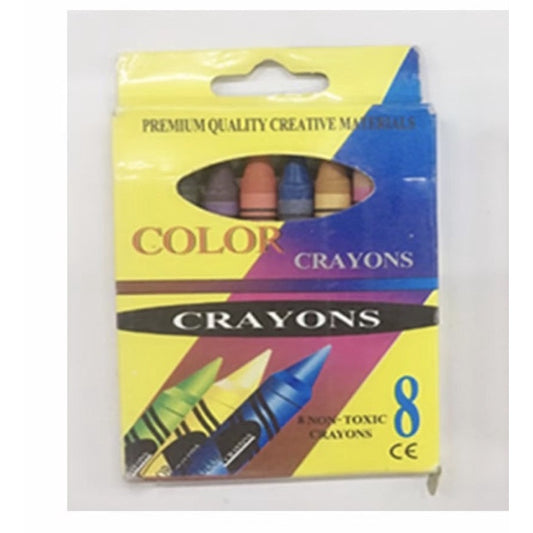 8Colors Crayons Ordinary