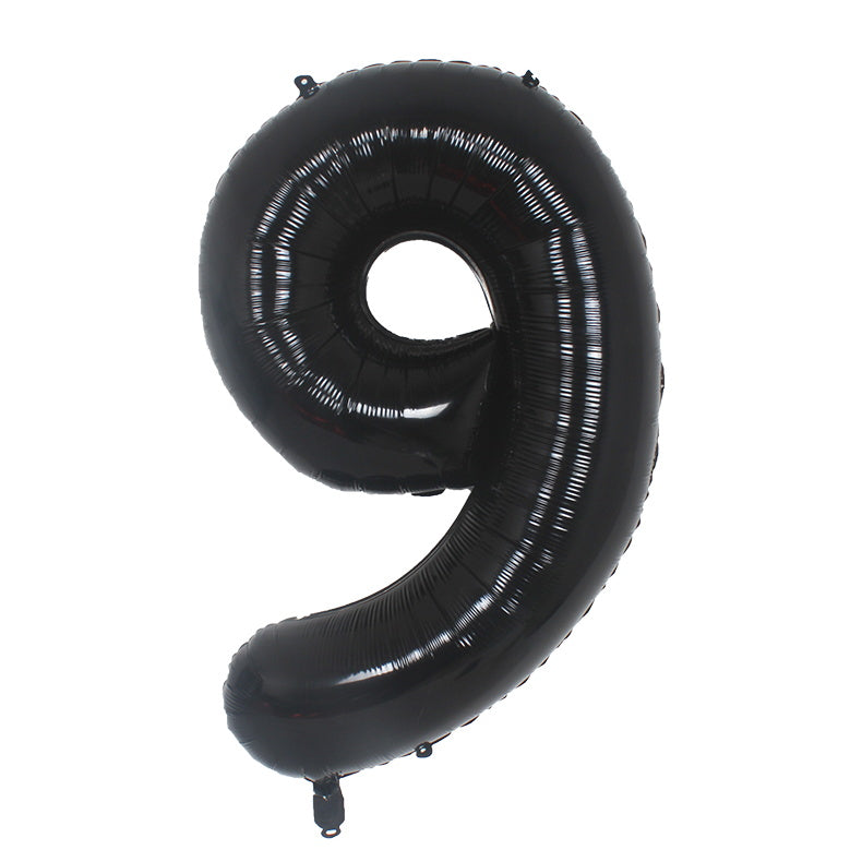 Foil Number Balloon (2FT) Black