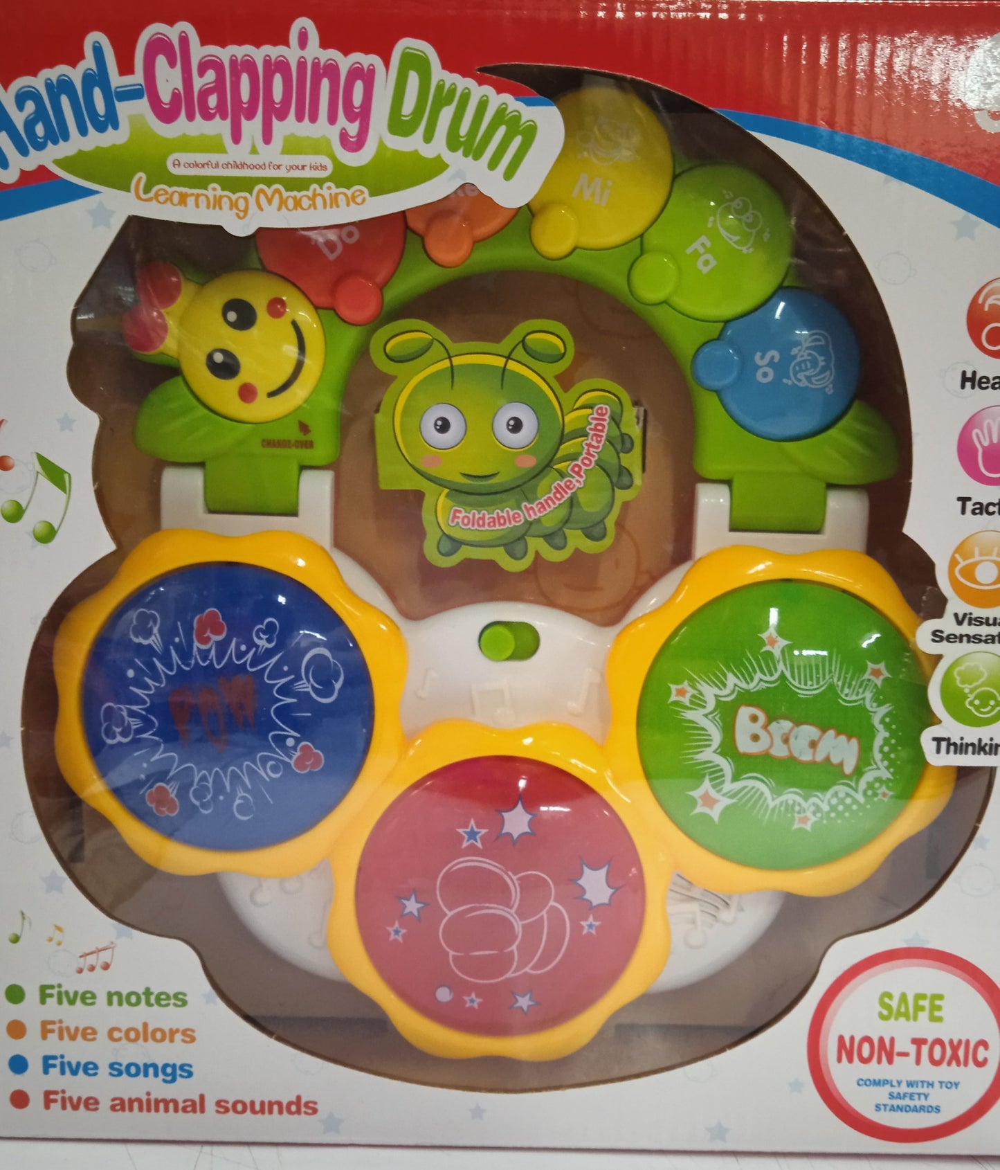 Musical Toy Hand-Clapping Drum