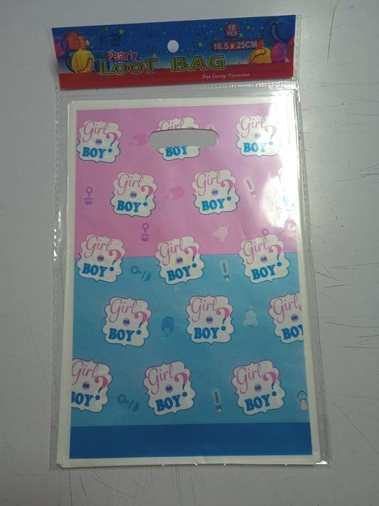 Loot bag Gender reveal