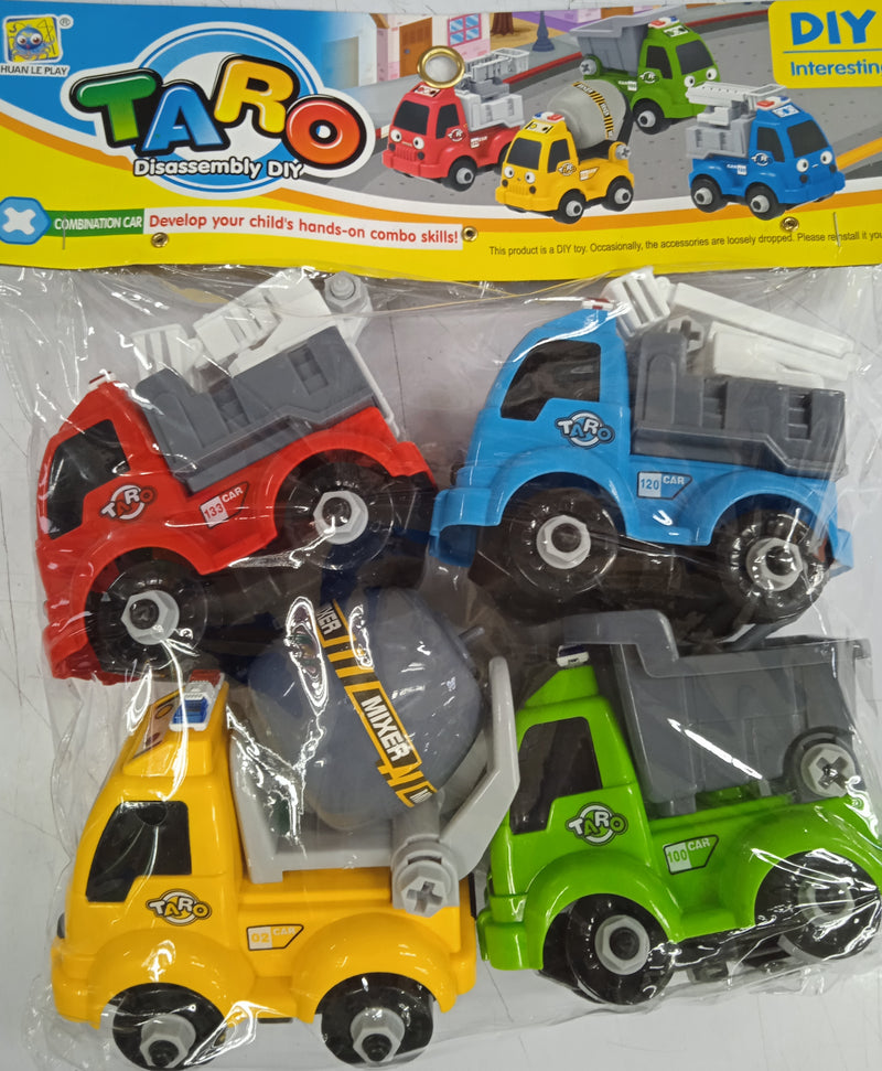 Toy Trucks Zhi Mei Xin DIY Vehicle (4in1) Assorted