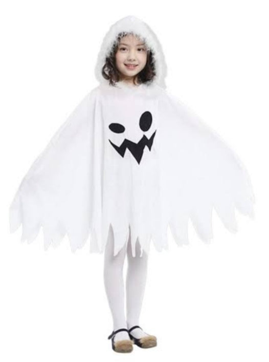 Scary white Halloween costume